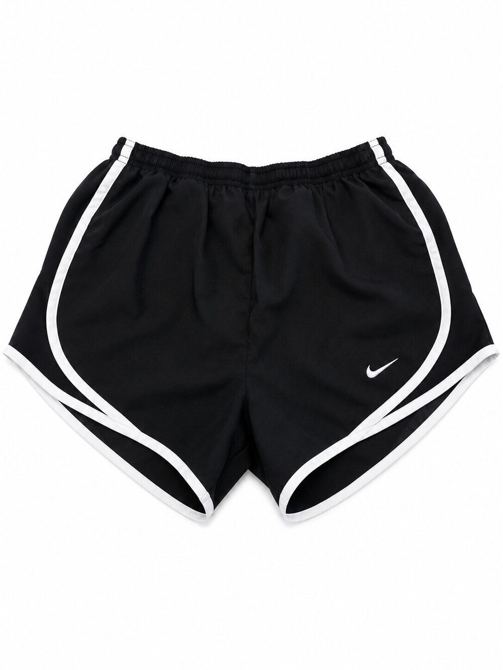 Nike Dri-FIT Women's Black White Athletic Running Shorts Size XS